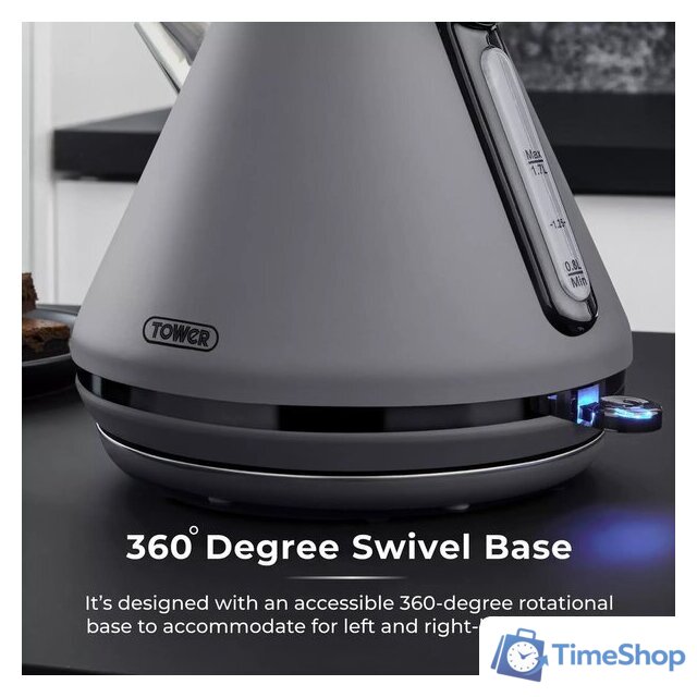 Электрический чайник Tower Sera T10079GRY - Изображение №8 — Интернет-магазин Time-Shop