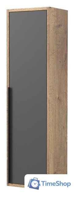  Дабер Шкаф-полупенал 015 СТ15.0.0.22Ч (дуб галифакс/серый/ручка черная) - Изображение №1 — Интернет-магазин Time-Shop