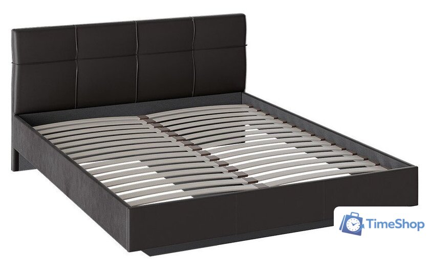 Кровать Трия Элис тип 1 с мягкой обивкой 160x200 (темный) - Изображение №1 — Интернет-магазин Time-Shop