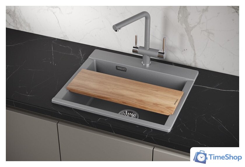 Кухонная мойка Granula ES-5804 (алюминиум) - Изображение №4 — Интернет-магазин Time-Shop