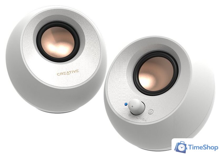 Акустика Creative Pebble V3 (белый) - Изображение №1 — Интернет-магазин Time-Shop