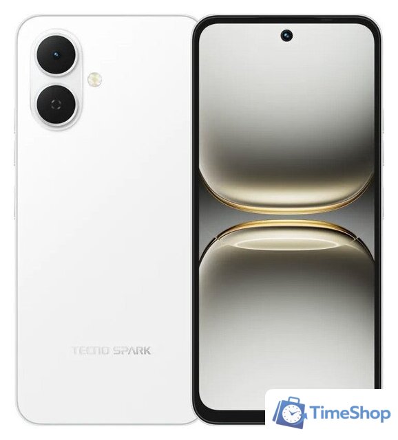 Телефон Tecno Spark Go 2 4GB/128GB (воздушный белый) - Изображение №1 — Интернет-магазин Time-Shop