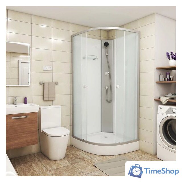 Душевая кабина Niagara Eco E90/13/MT/BK 90x90x200 - Изображение №21 — Интернет-магазин Time-Shop