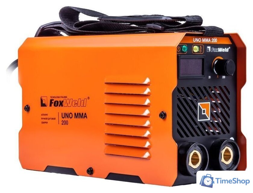 Сварочный инвертор FoxWeld UNO MMA 200 7397 - Изображение №2 — Интернет-магазин Time-Shop