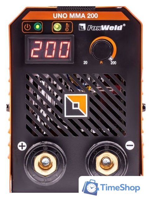 Сварочный инвертор FoxWeld UNO MMA 200 7397 - Изображение №6 — Интернет-магазин Time-Shop