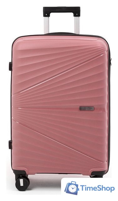 Чемодан-спиннер Pride PP-9702 (S, пудровый) - Изображение №2 — Интернет-магазин Time-Shop