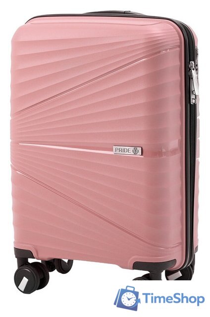 Чемодан-спиннер Pride PP-9702 (S, пудровый) - Изображение №1 — Интернет-магазин Time-Shop