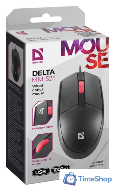 Мышь Defender Delta MM-523 - Изображение №3 — Интернет-магазин Time-Shop
