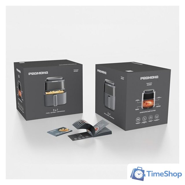 Аэрогриль (аэрофритюрница) Redmond (Редмонд) AG1901 - Изображение №9 — Интернет-магазин Time-Shop