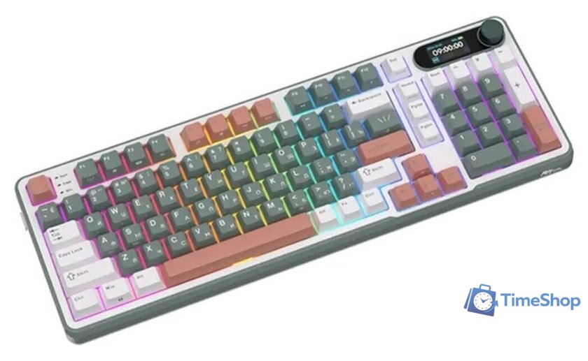 Клавиатура Royal Kludge RK-S98 RGB Clay Green (RK Pale Green) - Изображение №3 — Интернет-магазин Time-Shop