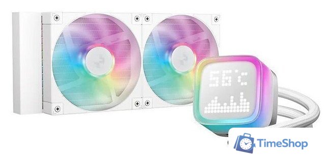 Система жидкостного охлаждения для процессора DeepCool LP240 WH R-LP240-WHMSMC-G-1 - Изображение №1 — Интернет-магазин Time-Shop
