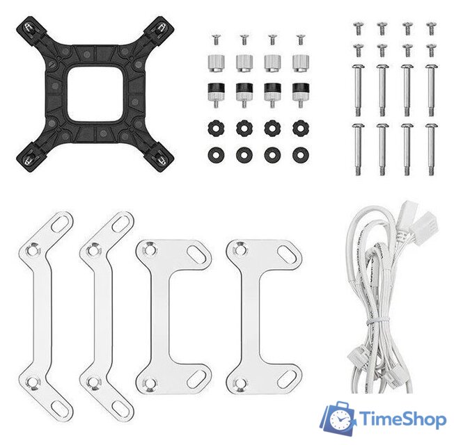 Система жидкостного охлаждения для процессора DeepCool LP240 WH R-LP240-WHMSMC-G-1 - Изображение №5 — Интернет-магазин Time-Shop