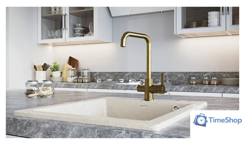 Смеситель Paulmark Logas Lo213021-BR (бронза) - Изображение №2 — Интернет-магазин Time-Shop