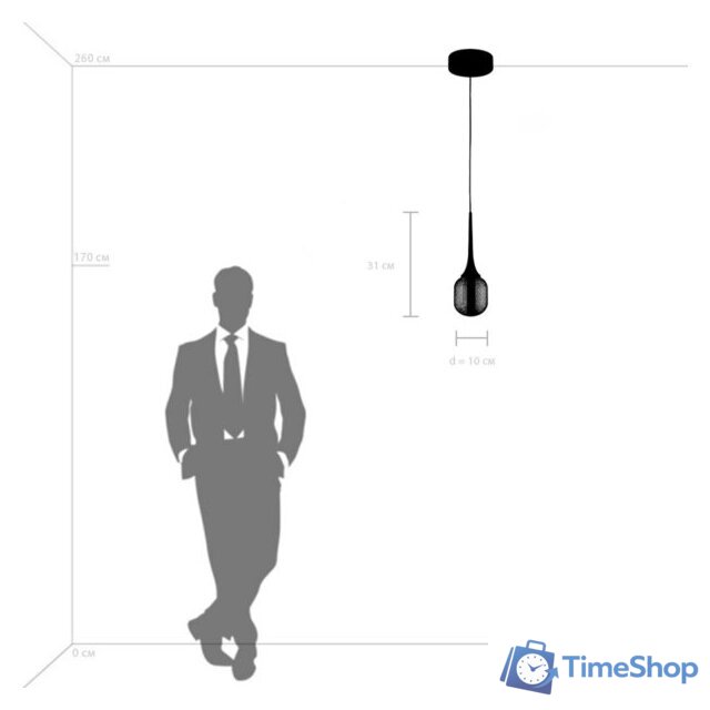 Подвесная люстра Lightstar Acrile 738011 - Изображение №7 — Интернет-магазин Time-Shop