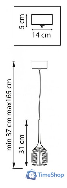 Подвесная люстра Lightstar Acrile 738011 - Изображение №6 — Интернет-магазин Time-Shop