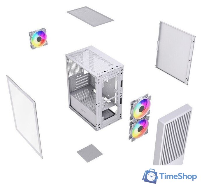 Корпус Powercase Mistral SM07 ARGB CMMSM07W-A3 - Изображение №7 — Интернет-магазин Time-Shop