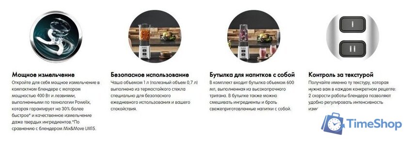 Стационарный блендер Moulinex Pulseo LM17GD10 - Изображение №22 — Интернет-магазин Time-Shop