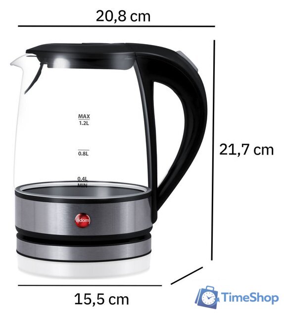 Электрический чайник Eldom C410 - Изображение №8 — Интернет-магазин Time-Shop
