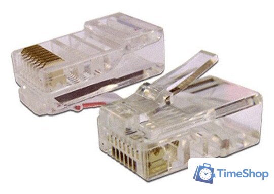 Коннектор Lanmaster TWT-PL45/S-8P8C-6A (100 шт) - Изображение №1 — Интернет-магазин Time-Shop