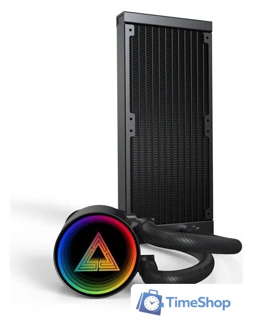 Система жидкостного охлаждения для процессора Montech LightFlow ARGB 240 (черный) - Изображение №3 — Интернет-магазин Time-Shop