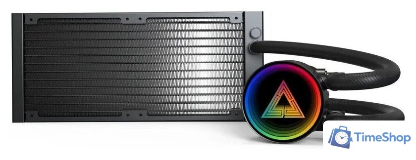 Система жидкостного охлаждения для процессора Montech LightFlow ARGB 240 (черный) - Изображение №4 — Интернет-магазин Time-Shop