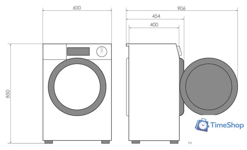 Стиральная машина Candy Smart Pro CSO4 107TB1/2-07 31010593 - Изображение №5 — Интернет-магазин Time-Shop