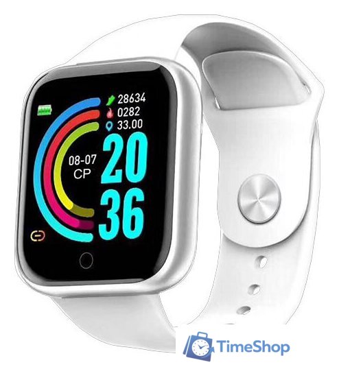 Умные часы IRBIS IceLine (серебристый/белый) - Изображение №1 — Интернет-магазин Time-Shop