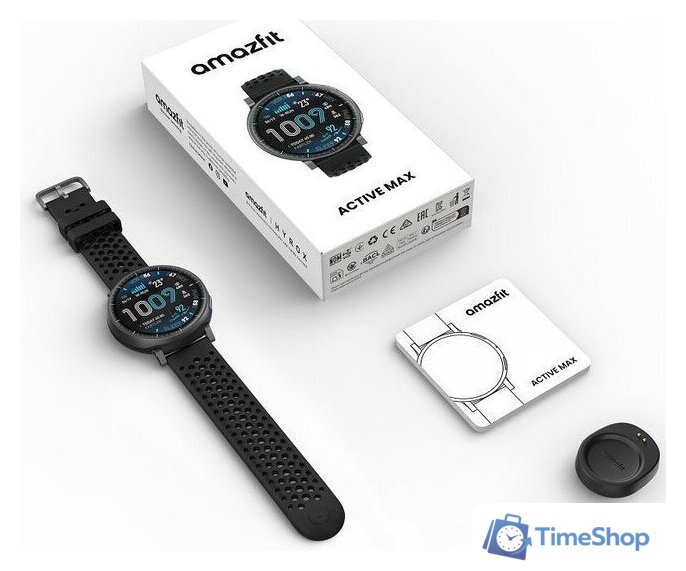 Умные часы Amazfit Active Max (черный) - Изображение №2 — Интернет-магазин Time-Shop