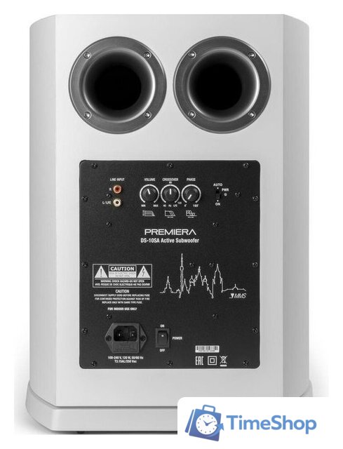 Проводной сабвуфер Premiera DS-10SA (белый) - Изображение №4 — Интернет-магазин Time-Shop