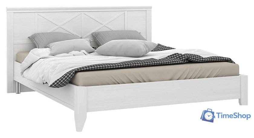 Кровать Ангстрем Кантри спальня КА-800.26 исп.22 (блан-шене) - Изображение №1 — Интернет-магазин Time-Shop