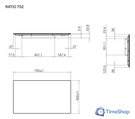 Варочная панель Elica Ratio 702 PRF0183888 - Изображение №4 — Интернет-магазин Time-Shop