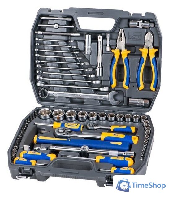 Универсальный набор инструментов KRAFTOOL 700677 (73 предмета) - Изображение №1 — Интернет-магазин Time-Shop