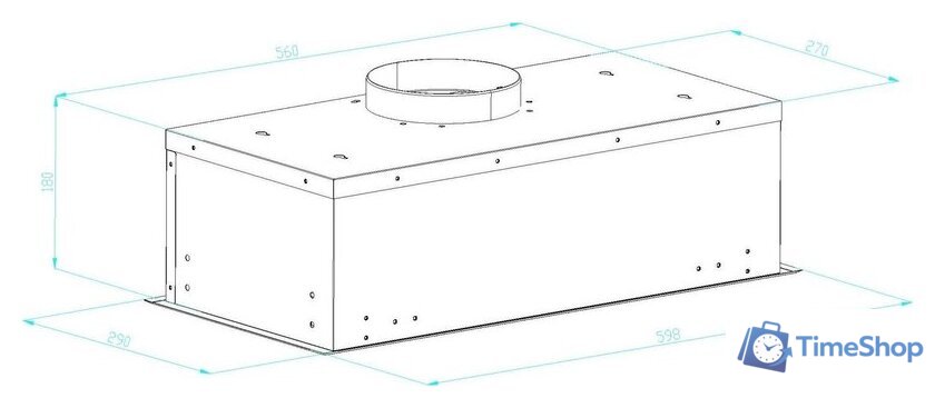 Кухонная вытяжка Schtoff DNS light 60 Black (черный) - Изображение №2 — Интернет-магазин Time-Shop