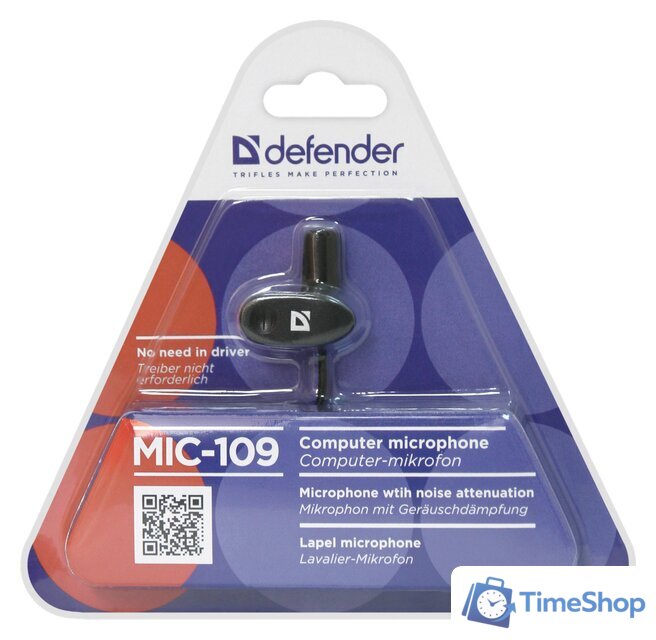 Проводной микрофон Defender MIC-109 - Изображение №7 — Интернет-магазин Time-Shop