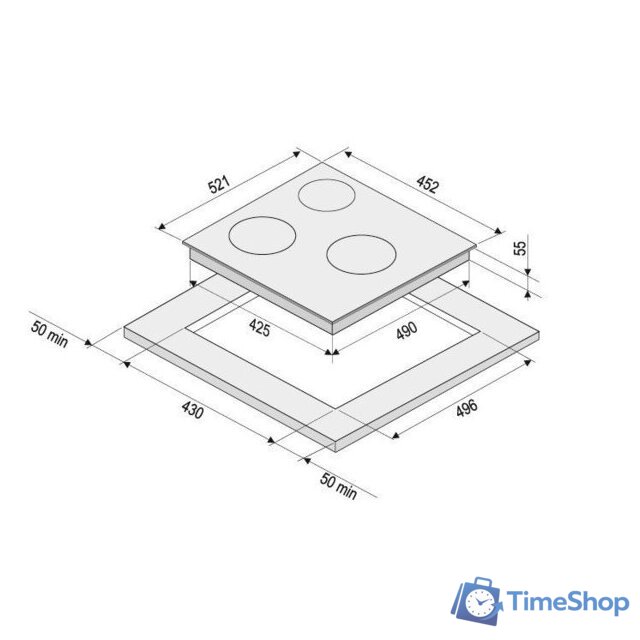 Варочная панель Krona Presto 45 BL - Изображение №11 — Интернет-магазин Time-Shop