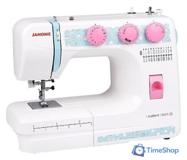 Электромеханическая швейная машина Janome Excellent Stitch 23 - Изображение №1 — Интернет-магазин Time-Shop