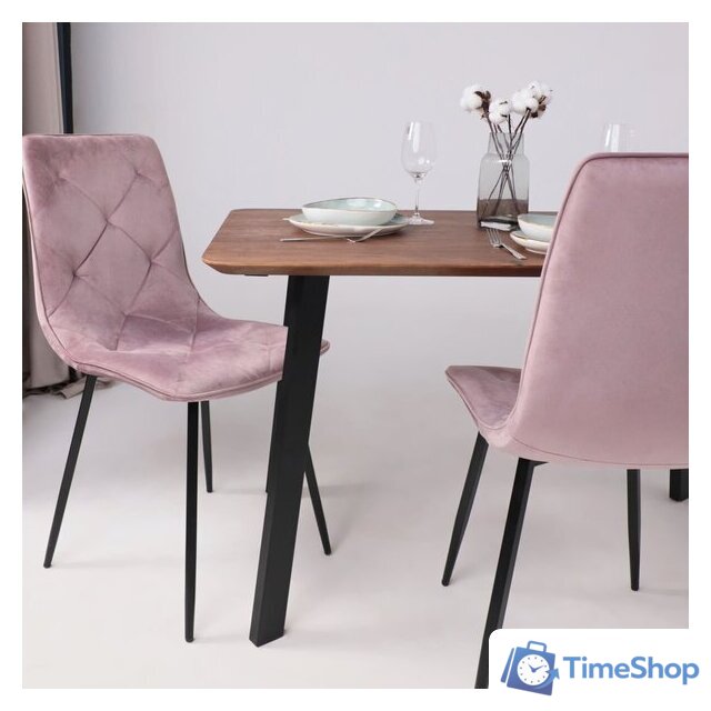 Кухонный стол ОКА Майон 120x80x74 (дуб мореный/черный) - Изображение №8 — Интернет-магазин Time-Shop