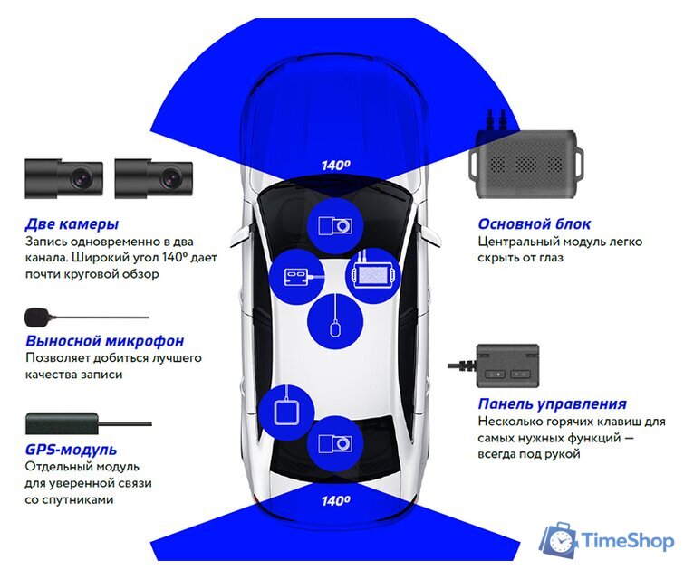 Видеорегистратор-GPS информатор (2в1) SilverStone F1 Integral 2.0 - Изображение №9 — Интернет-магазин Time-Shop