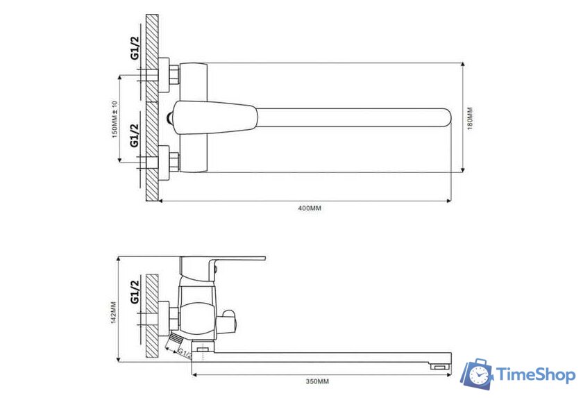 Смеситель Ekko E22304 - Изображение №4 — Интернет-магазин Time-Shop
