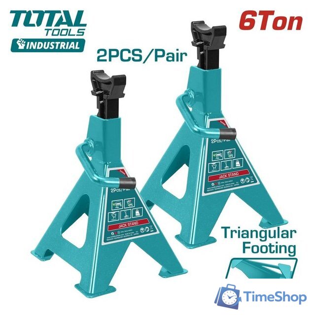 Страховочные опоры Total THJS0601 6т (2 шт) - Изображение №1 — Интернет-магазин Time-Shop