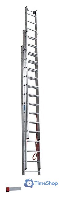 Лестница-стремянка Новая высота NV 523 трёхсекционная индустриальная 3x15 ступеней - Изображение №4 — Интернет-магазин Time-Shop