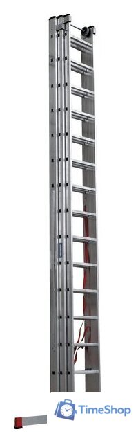 Лестница-стремянка Новая высота NV 523 трёхсекционная индустриальная 3x15 ступеней - Изображение №3 — Интернет-магазин Time-Shop
