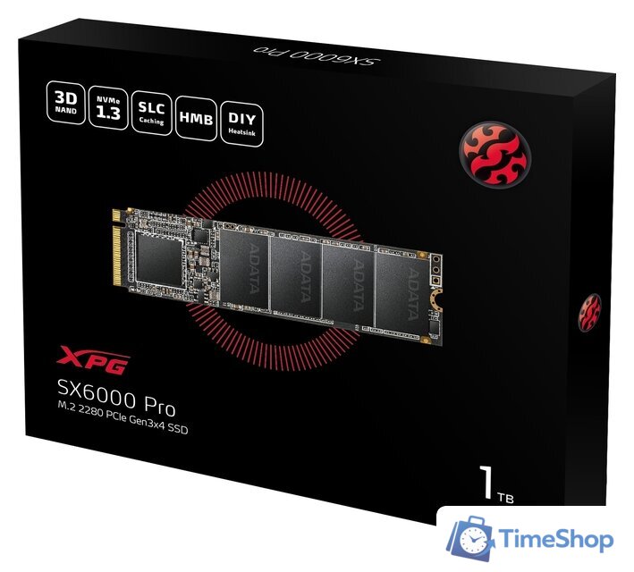 SSD ADATA XPG SX6000 Pro 1TB ASX6000PNP-1TT-C - Изображение №4 — Интернет-магазин Time-Shop