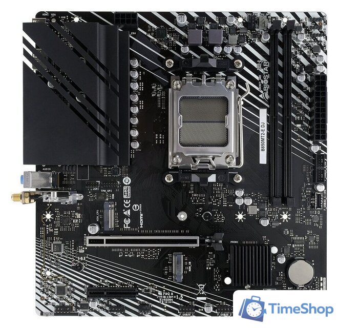 Материнская плата BIOSTAR B850MT2-E DJ Ver. 6.1 - Изображение №1 — Интернет-магазин Time-Shop