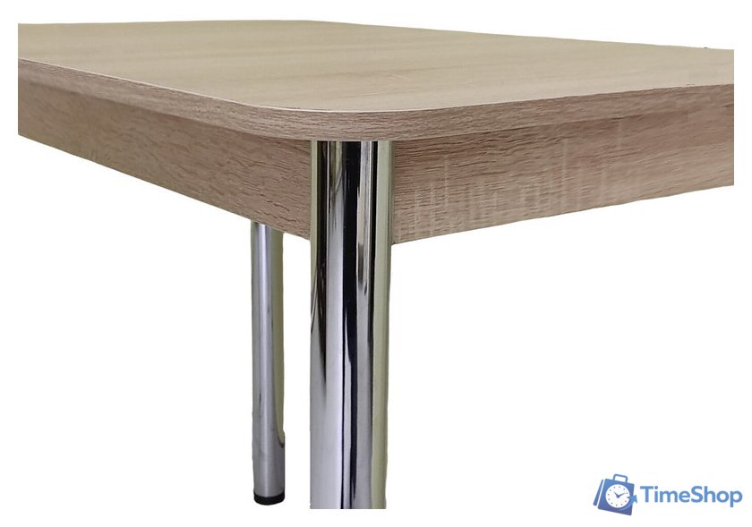 Кухонный стол СВД Юнио 100x60 009.Д2.Х (дуб сонома) - Изображение №2 — Интернет-магазин Time-Shop