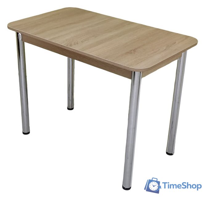 Кухонный стол СВД Юнио 100x60 009.Д2.Х (дуб сонома) - Изображение №1 — Интернет-магазин Time-Shop