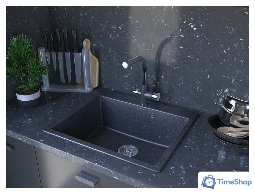 Кухонная мойка Paulmark Kante 60 PM106052-AN - Изображение №2 — Интернет-магазин Time-Shop