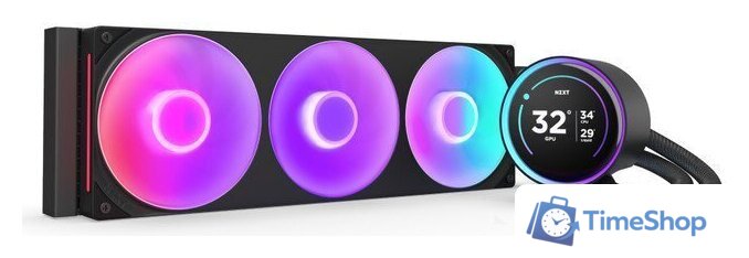 Система жидкостного охлаждения для процессора NZXT Kraken Elite 360 RGB RL-KR36E-B2 - Изображение №1 — Интернет-магазин Time-Shop