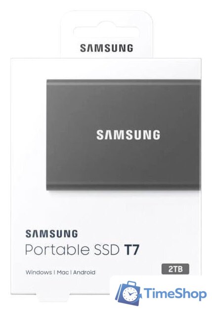 Внешний накопитель Samsung T7 2TB (серый) - Изображение №7 — Интернет-магазин Time-Shop