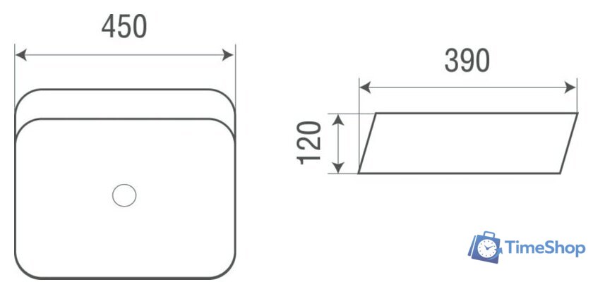 Умывальник WeltWasser Elbach 2242 - Изображение №2 — Интернет-магазин Time-Shop
